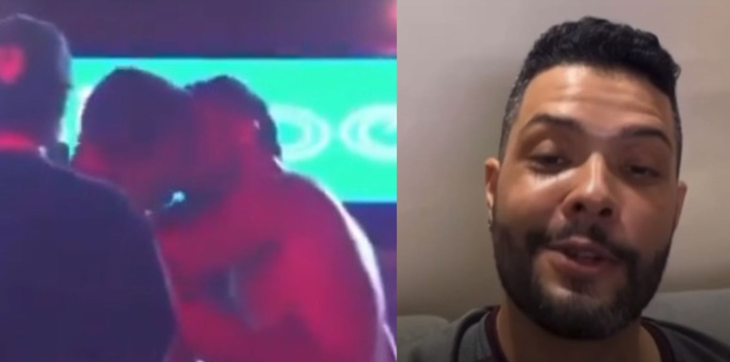 “O que importa são os R$10 mil”, diz hétero que beijou homem em show de Nattan