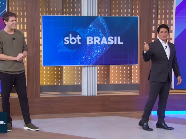 Com Cesar Filho, “SBT Brasil” perde 22% de audiência e fica atrás do “Jornal da Band”