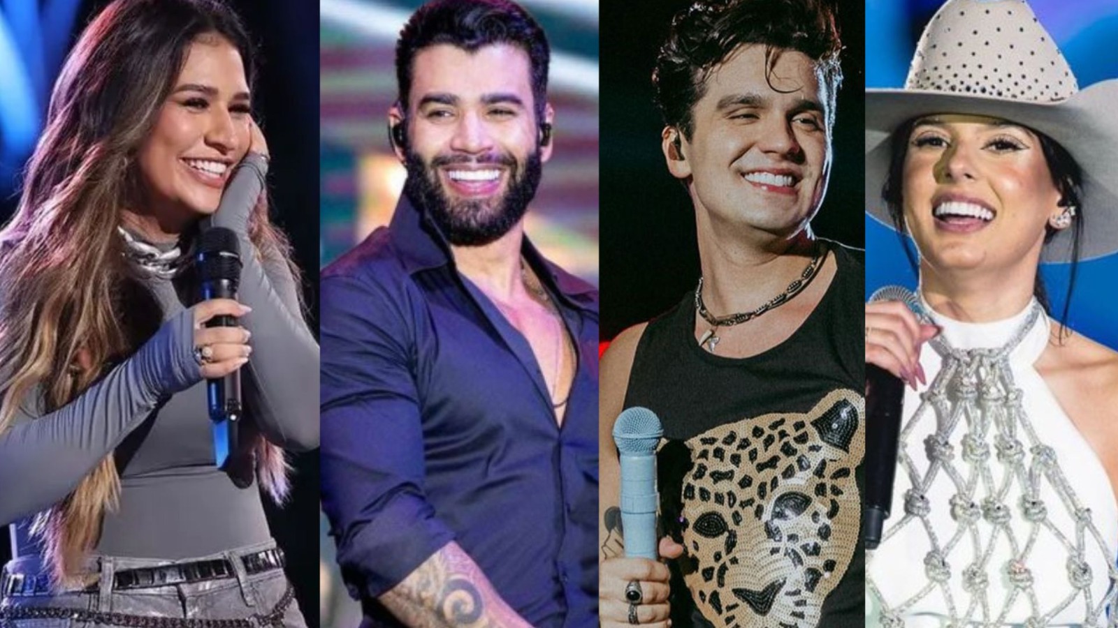 Saiba quanto cobram os maiores cantores do Brasil para se apresentarem