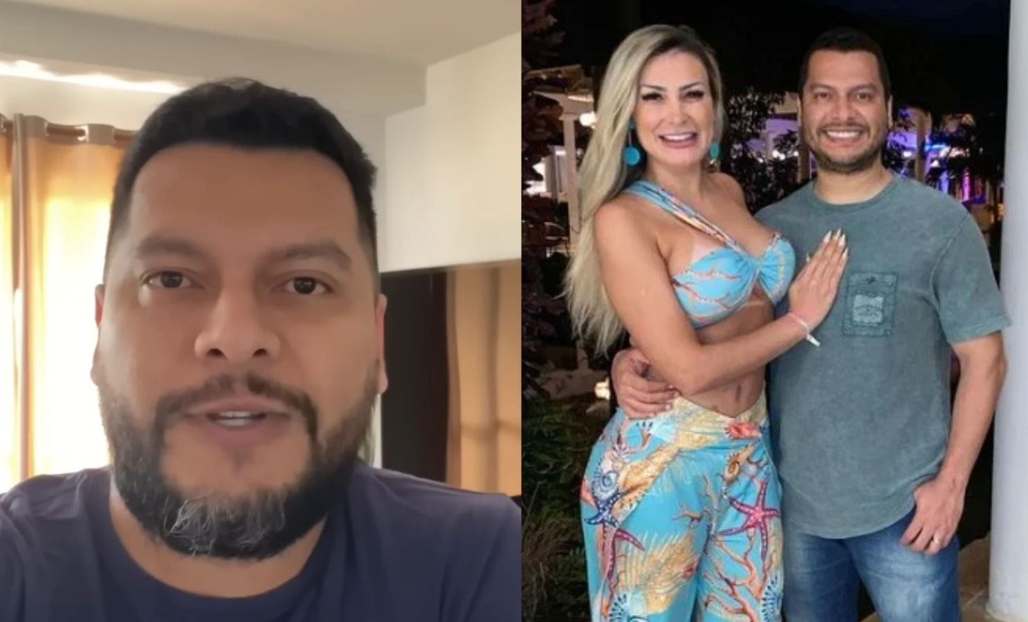 Ex-marido de Andressa Urach se pronuncia após rumores de que seria seu amante
