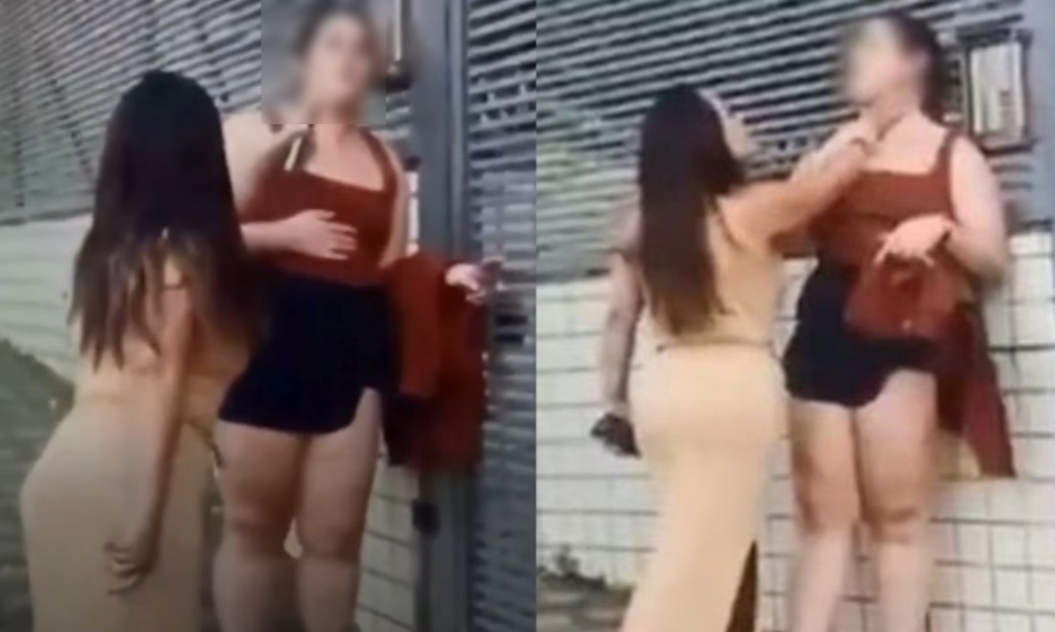 Influenciadora agride madrasta mais nova e a acusa de dar o “golpe da barriga”