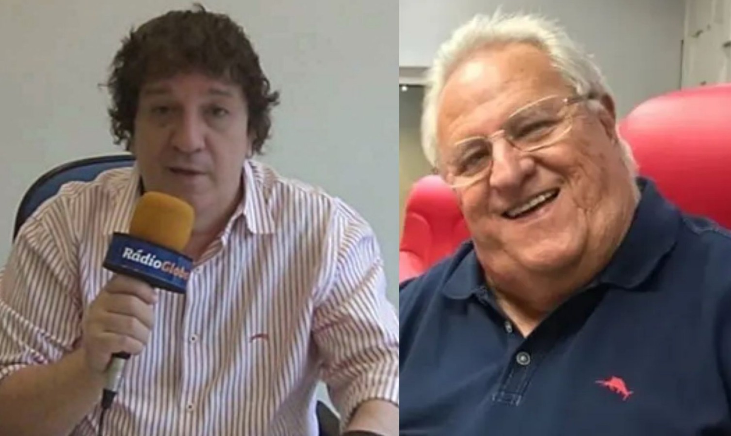 Narrador cai no choro, ao vivo ao saber da morte de Washington Rodrigues, o Apolinho