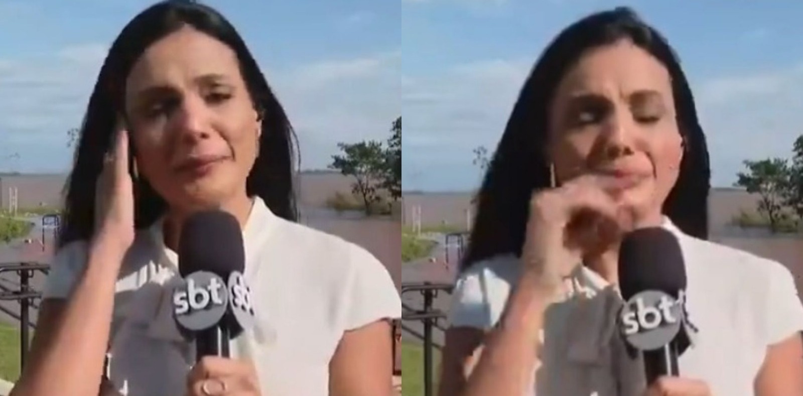 Márcia Dantas cai no choro, ao vivo, após ser acusada de espalhar fake news