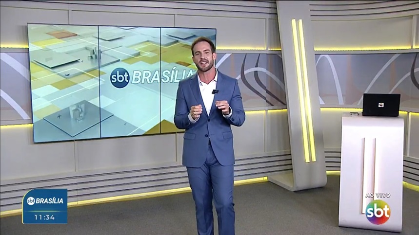 Com Daniel Adjuto, “SBT Brasília” perde para a Band e estreia em quarto lugar na audiência