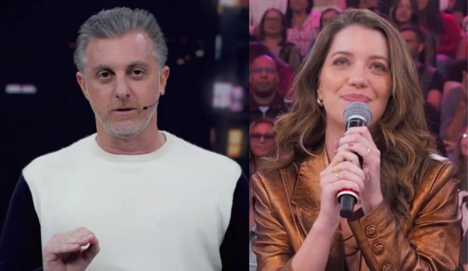 Huck defende Nathalia Dill após ataques à atriz por causa de nota no “Dança dos Famosos”