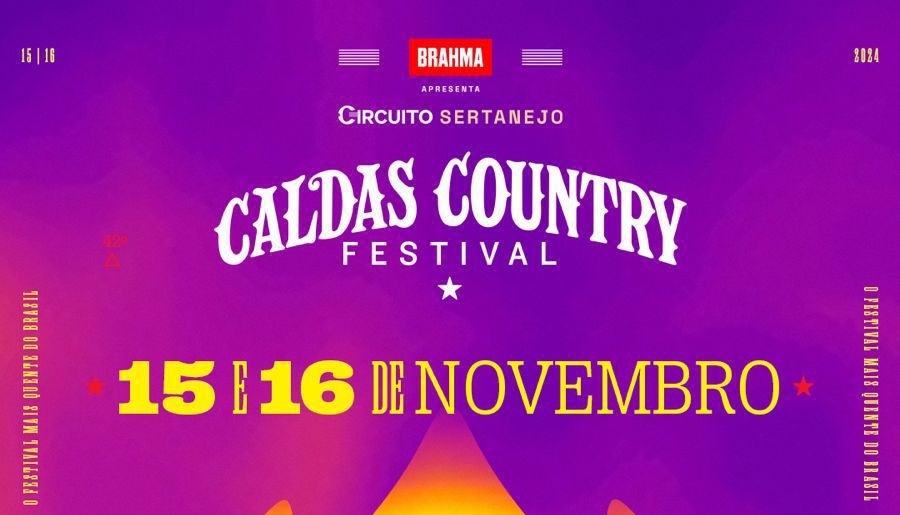 Caldas Country Show comemora 17 anos e divulga cartaz com grandes atrações confirmadas para 2024
