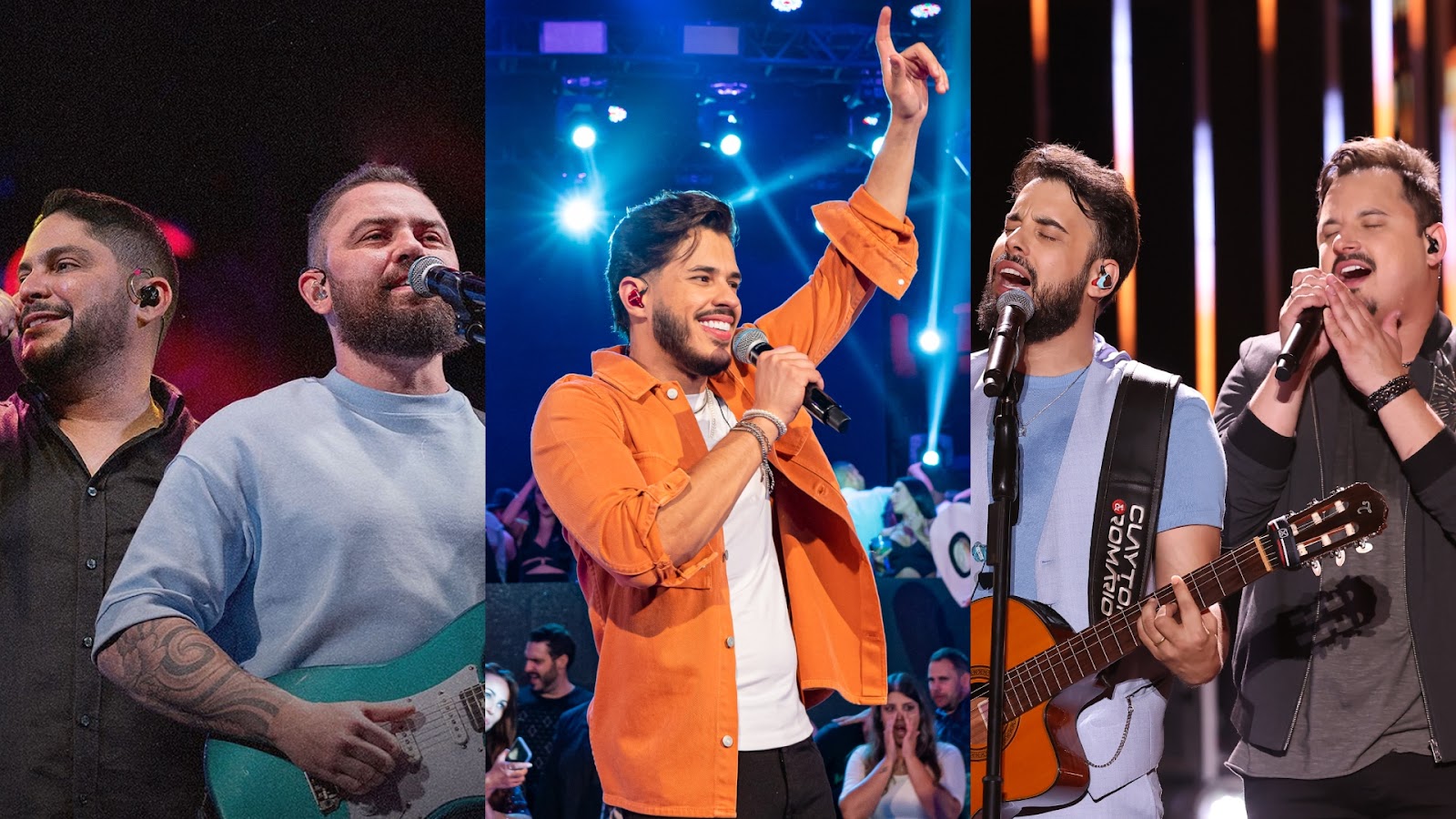 Bruno Rosa anuncia Jorge & Mateus e Clayton & Romário em gravação de DVD