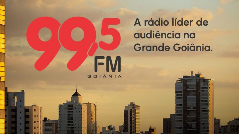 99,5 FM ultrapassa a marca de meio milhão de ouvintes únicos na Grande Goiânia
