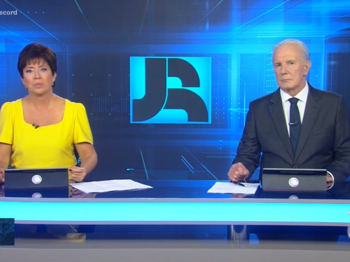 “Jornal da Record” registra o dobro de audiência do SBT