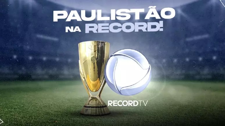 Record atinge 23 pontos e vence a Globo com transmissão do Campeonato Paulista