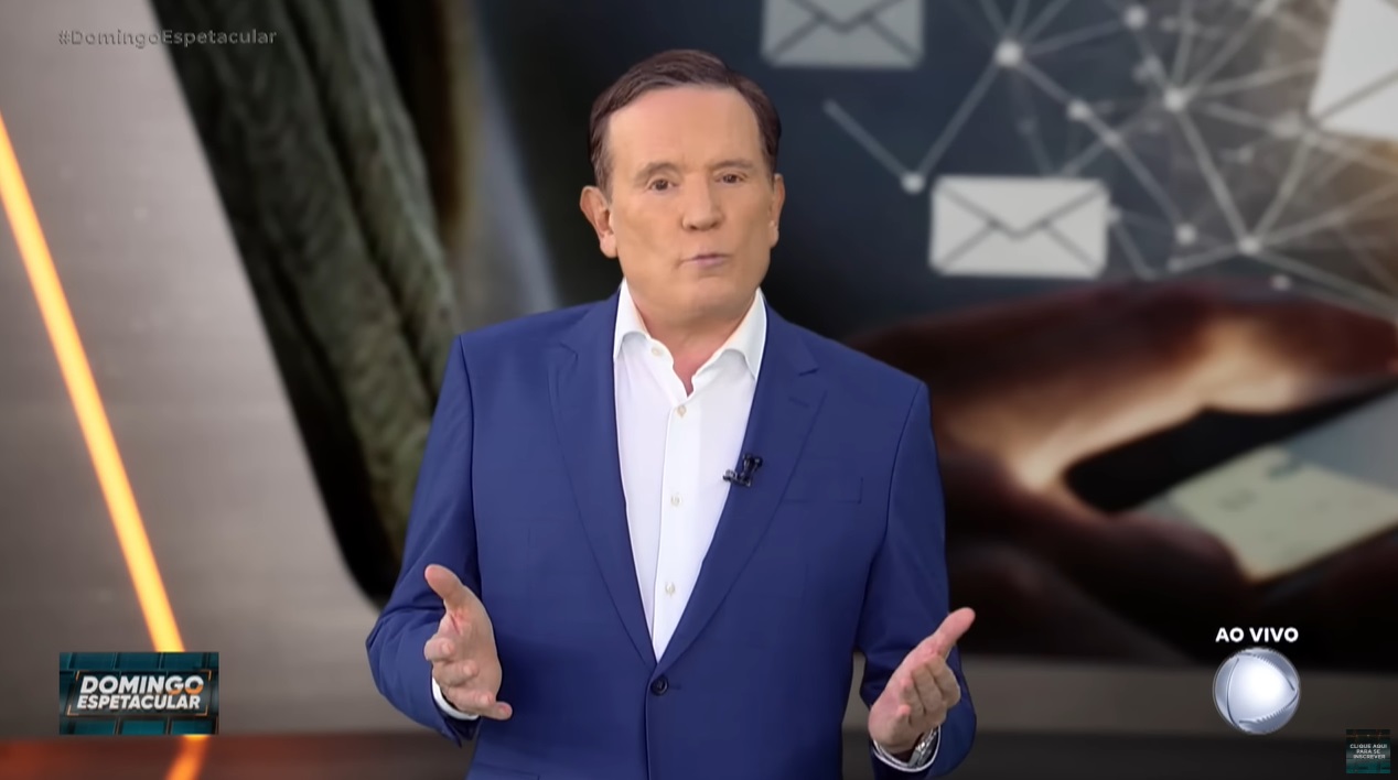 Roberto Cabrini alcança 10 pontos de audiência e vence Patrícia Abravanel novamente