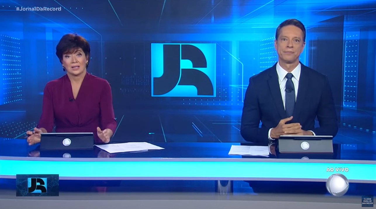 “Jornal da Record” registra mais que o dobro de audiência do SBT