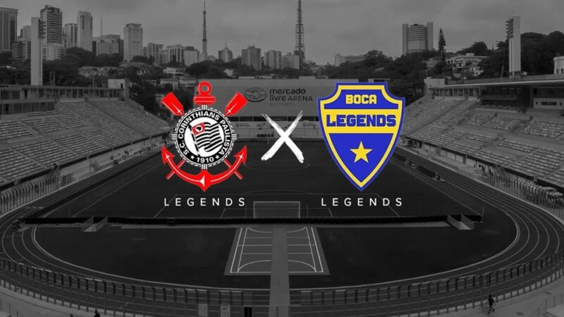SBT transmite Reencontro de Gigantes entre Corinthians Legends e Boca Legends