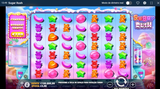 Descubra a emoção do jogo Sugar Rush no Leon Cassino