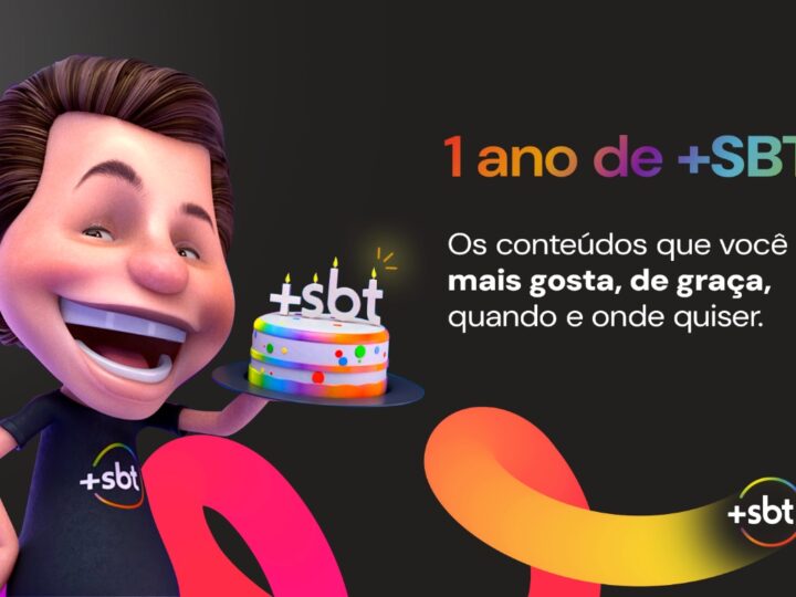 +SBT completa 1º aniversário e celebra sucesso de conteúdos