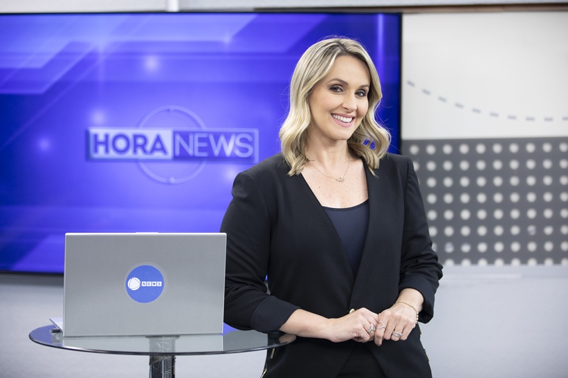 Daysa Belini estreia como apresentadora do “Hora News”