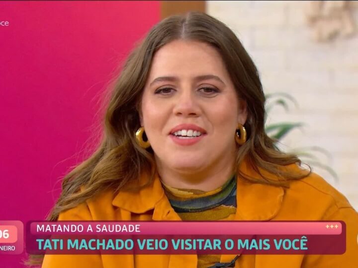 Tati Machado assume a apresentação do “Mais Você” na TV Globo