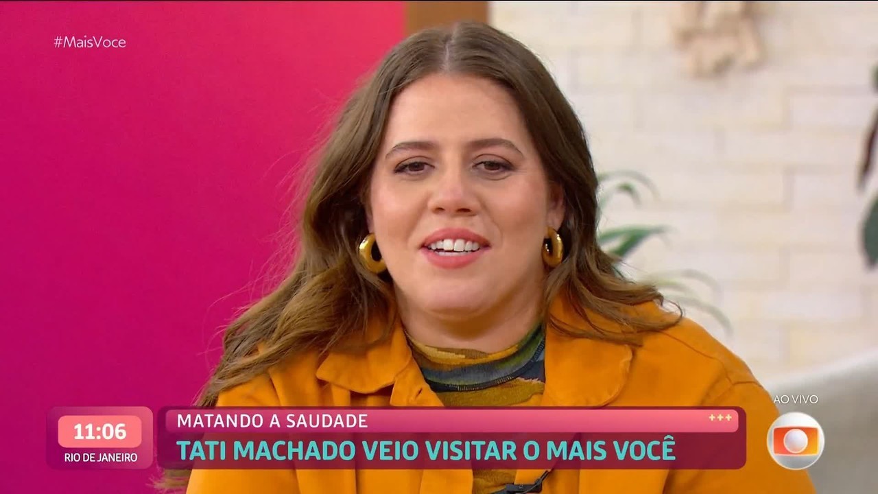 Tati Machado assume a apresentação do “Mais Você” na TV Globo