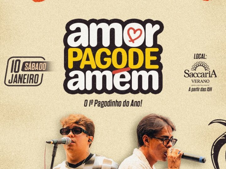 O primeiro pagodinho do ano chega para abrir 2026 em Goiânia
