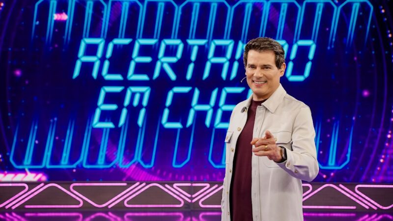 Celso Portiolli estreia o game “Acertando em Cheio”