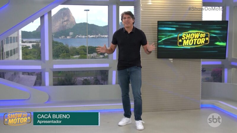Cacá Bueno estreia no “Show do Motor” do SBT