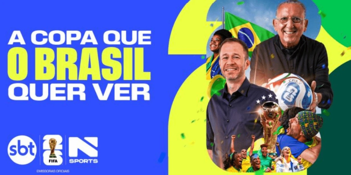 SBT divulga o horário dos 14 primeiros jogos da Copa do Mundo da FIFA 2026