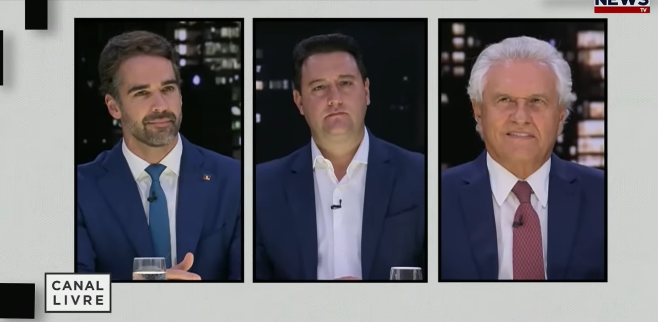 Debate entre Ratinho Jr., Ronaldo Caiado e Eduardo Leite registra audiência pífia na Band