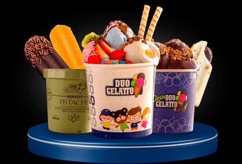 Duo Gelatto oferece mais de 80 sabores de sorvetes e picolés em Goiânia