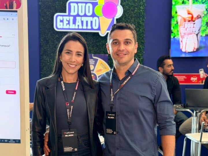 Empresários Rafael Borges e Rafaela Bernardes marcam presença no UP Summit