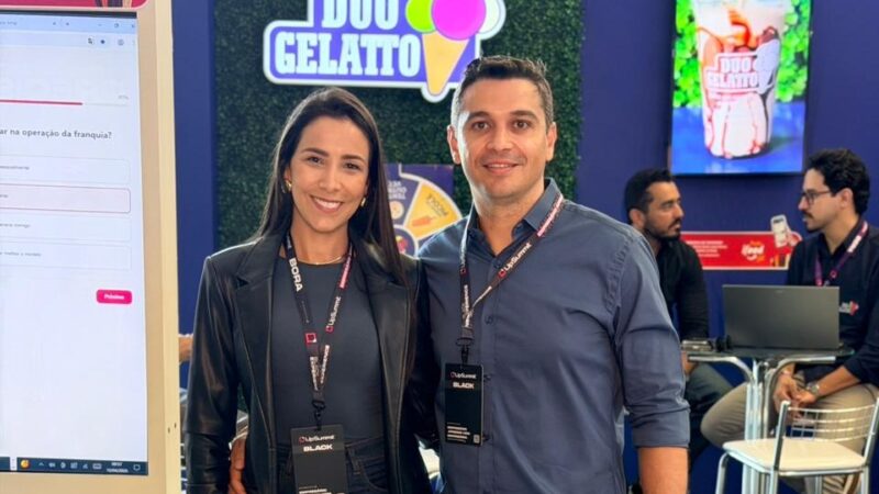 Empresários Rafael Borges e Rafaela Bernardes marcam presença no UP Summit