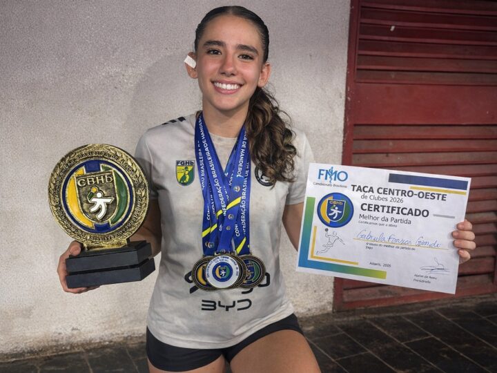 Gabriela Gomide é destaque absoluto na Taça Centro-Oeste de Handebol Juvenil