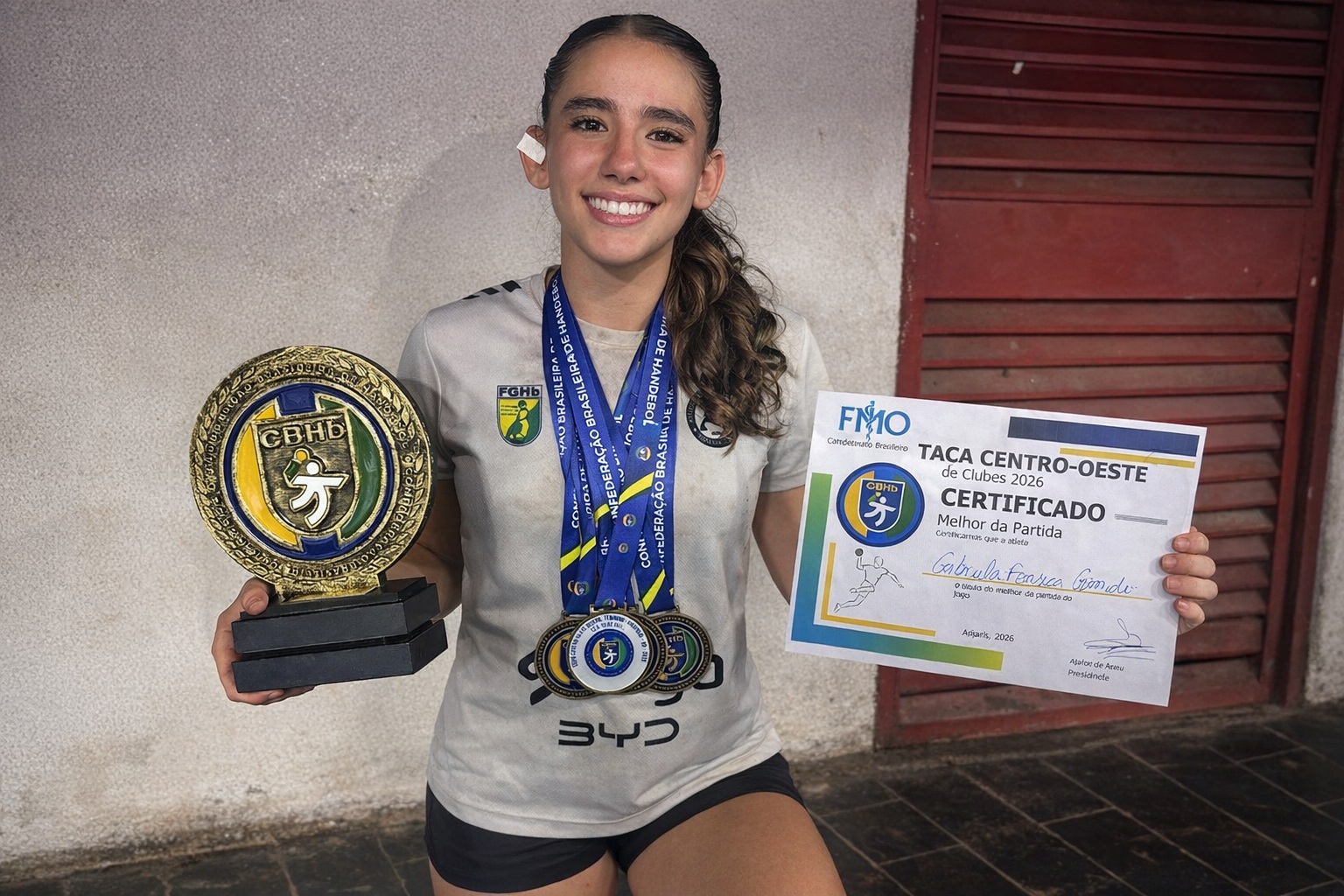 Gabriela Gomide é destaque absoluto na Taça Centro-Oeste de Handebol Juvenil