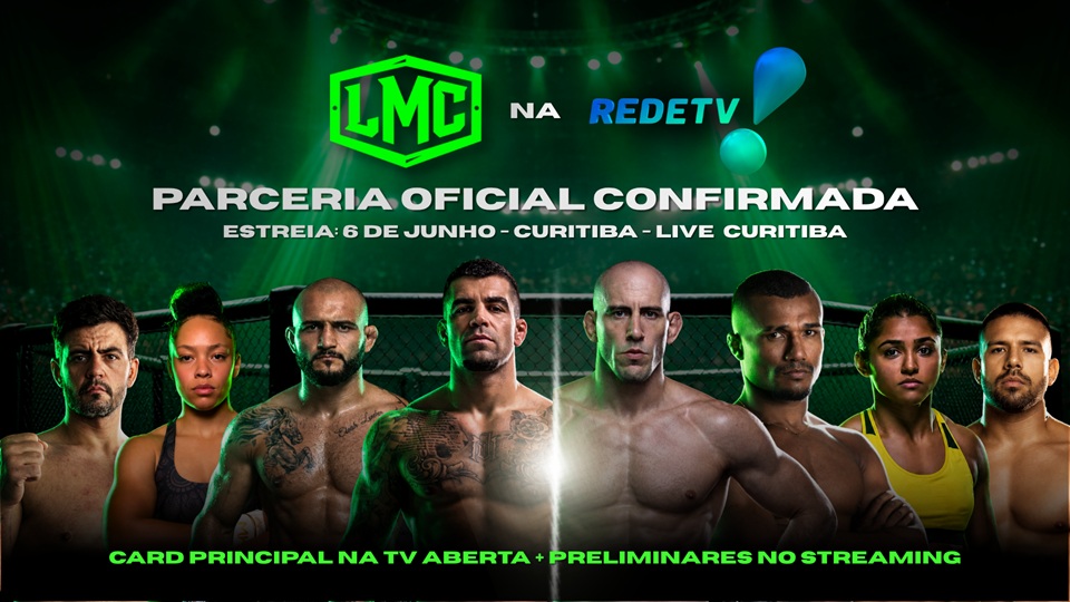 RedeTV! retorna às lutas e transmitirá “Liga Monstro Combate” até 2027