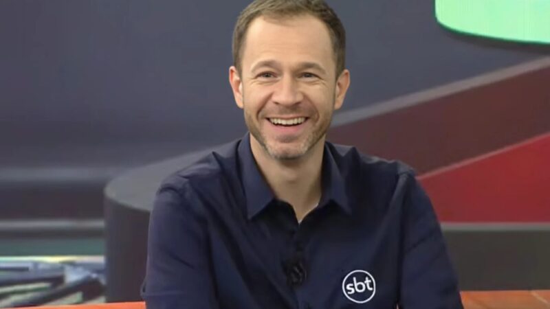 Tiago Leifert se irrita e manda o telespectador do SBT trocar de canal