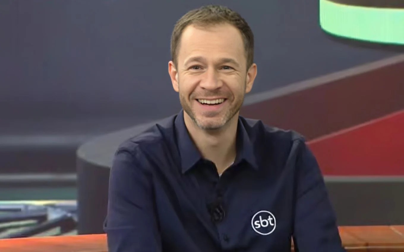 Tiago Leifert se irrita e manda o telespectador do SBT trocar de canal