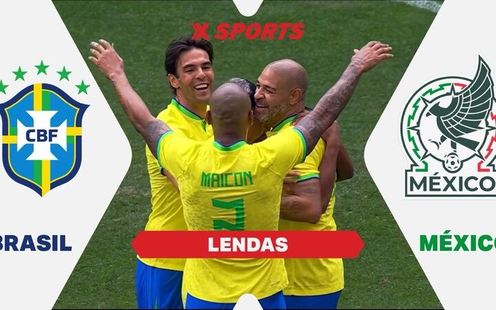 Xsports alcança 1,1 milhão de espectadores com o Jogo das Lendas Brasil x México
