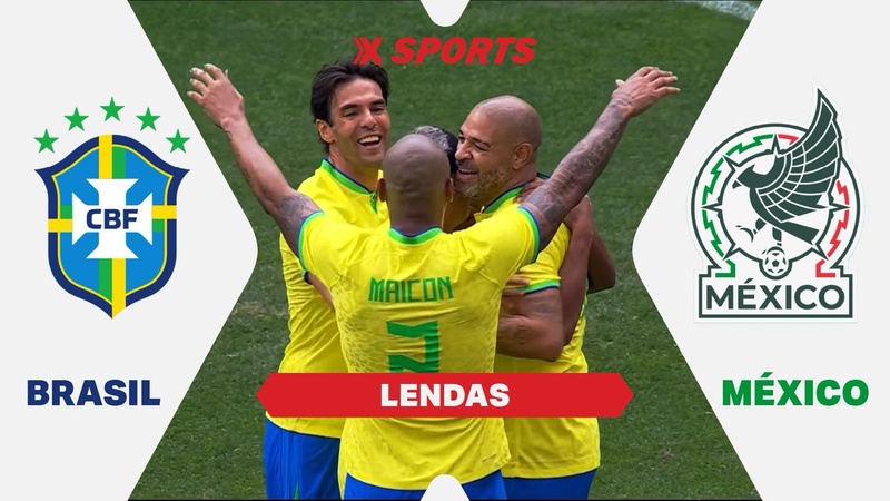 Xsports alcança 1,1 milhão de espectadores com o Jogo das Lendas Brasil x México