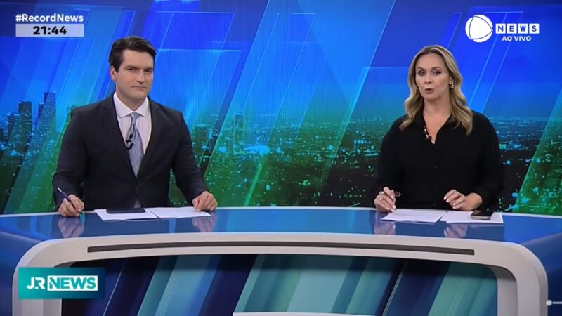 “Jornal da Record News” lidera a audiência entre os canais de notícias do Brasil