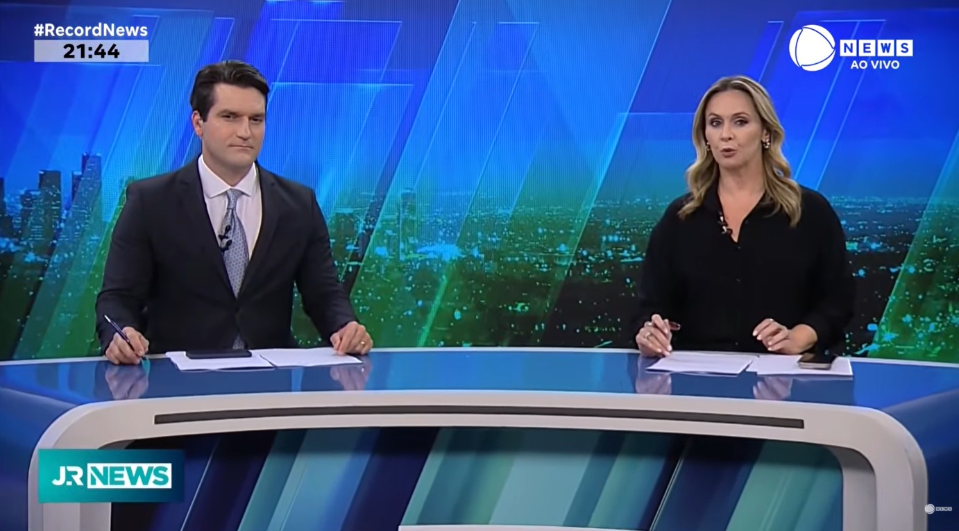 “Jornal da Record News” lidera a audiência entre os canais de notícias do Brasil