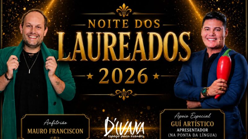 Noite dos Laureados 2026 promete reunir personalidades de todo o Brasil em Atatiba-SP