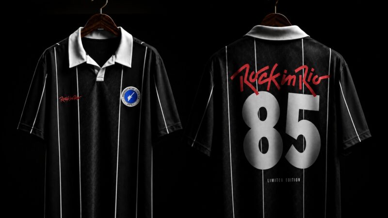 Rock in Rio e C&A lançam jersey comemorativa inspirada em 1985 para fãs vestirem a história do festival