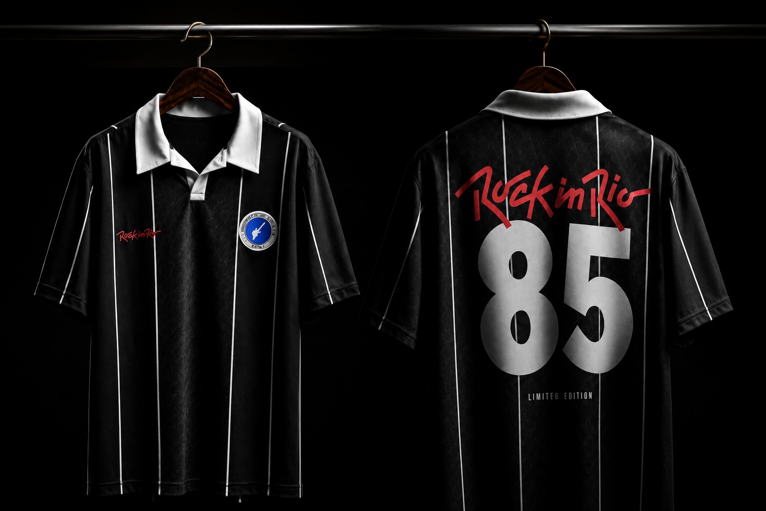 Rock in Rio e C&A lançam jersey comemorativa inspirada em 1985 para fãs vestirem a história do festival