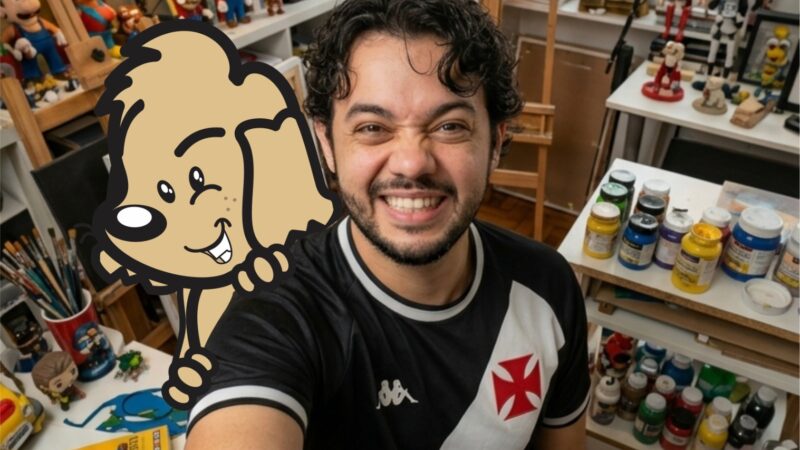 Entre risos e rabiscos: A Arte de Beto Gomes e o Universo Canino da Turma do Goldinho