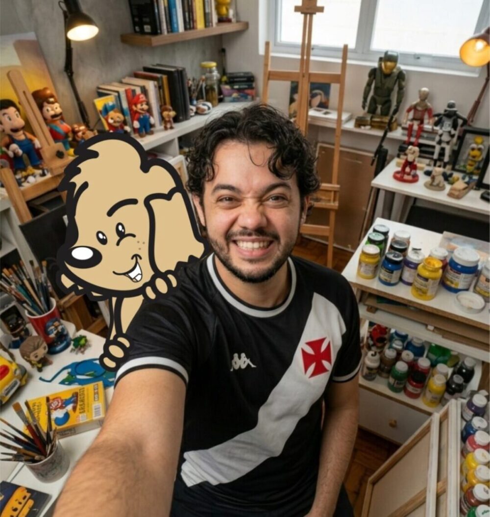Entre risos e rabiscos: A Arte de Beto Gomes e o Universo Canino da Turma do Goldinho