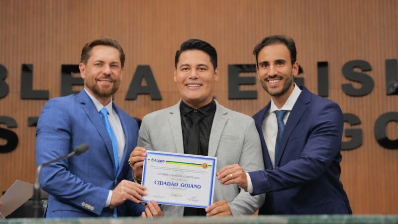 Gui Artístico recebe título de Cidadão Goiano