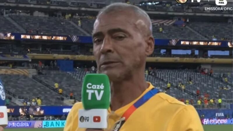 Justiça penhora cachê de Romário na CazéTV