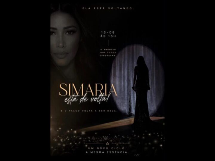CHORA NÃO COLEGUINHA! Simaria está de volta à música