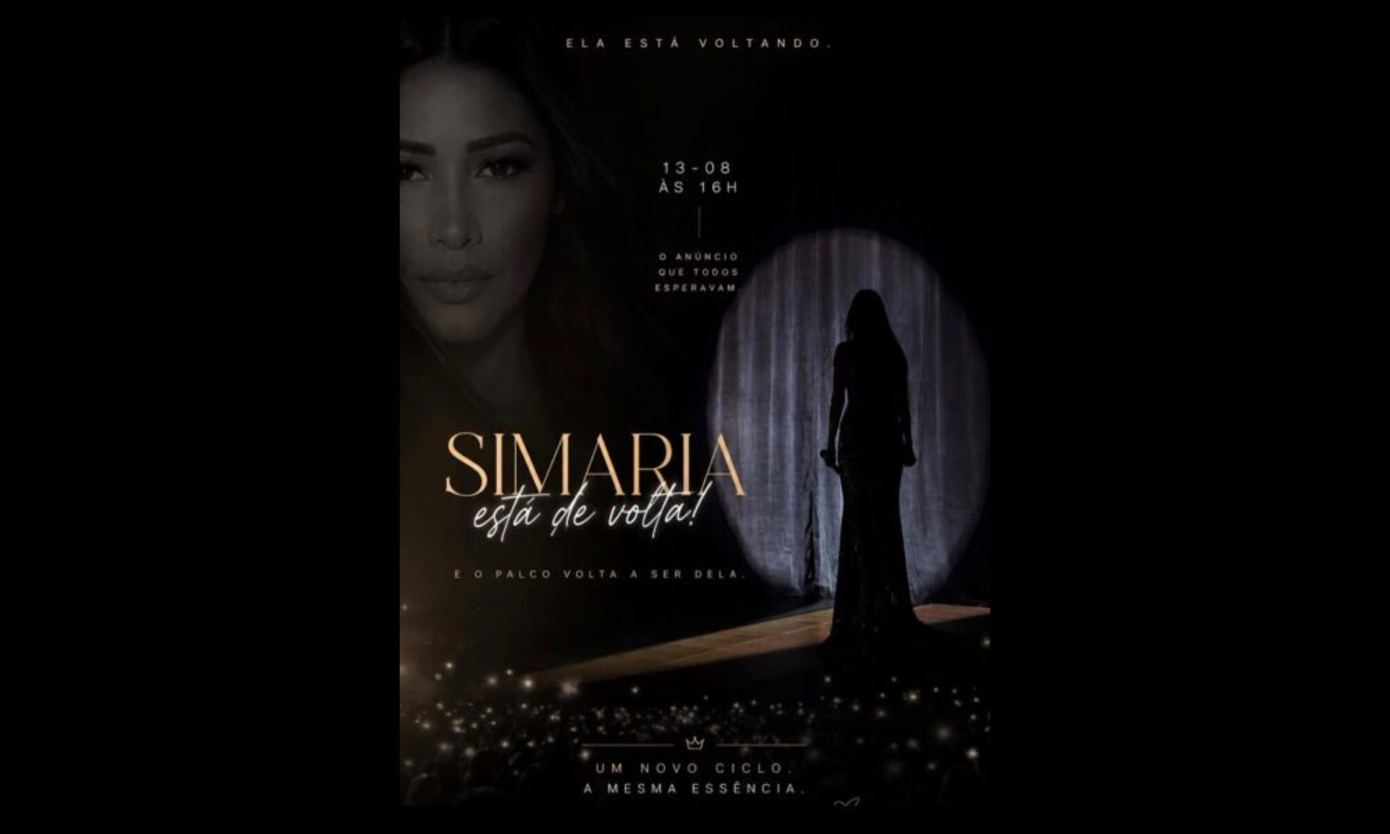 CHORA NÃO COLEGUINHA! Simaria está de volta à música
