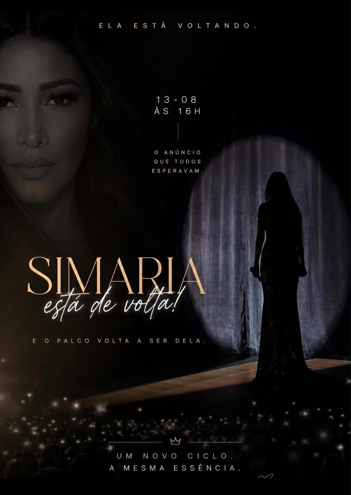 CHORA NÃO COLEGUINHA! Simaria está de volta à música