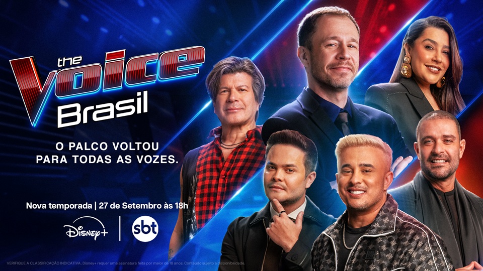 “The Voice Brasil” estreia em novo dia e horário no SBT